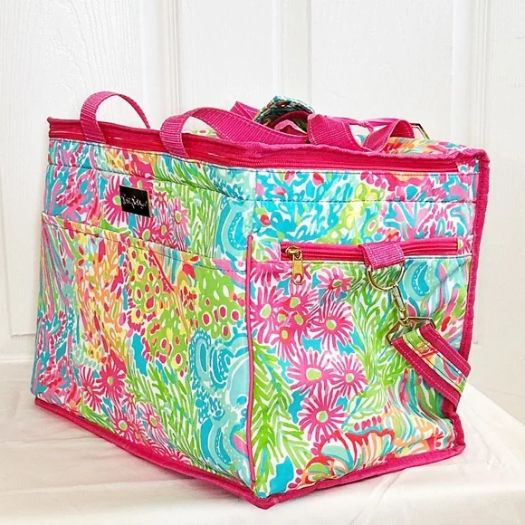 Lilly Pulitzer insulated cooler Lover’s Coral - Picture 2 of 2